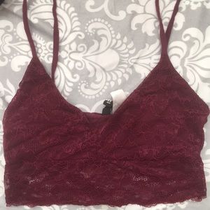 Magenta Lace Bralette